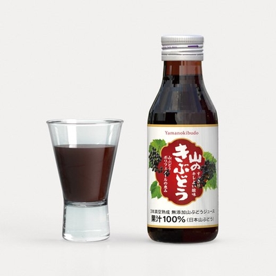 ★完熟糖度22度岩手県産山ぶどう原液ジュース360ml24本 完熟 山のきぶどう 100mL | いわて銀河プラザSHOP